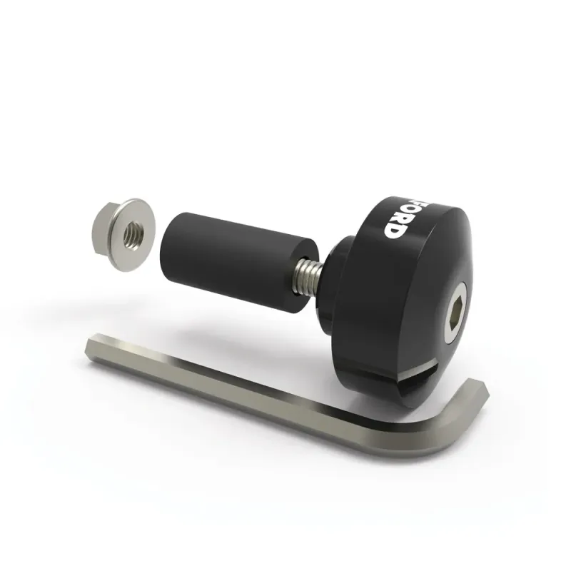 cafe 4 racer - BAR 1 Handlebar Ends - Black OXFORD - OXFORD Bar Ends 5030009145933