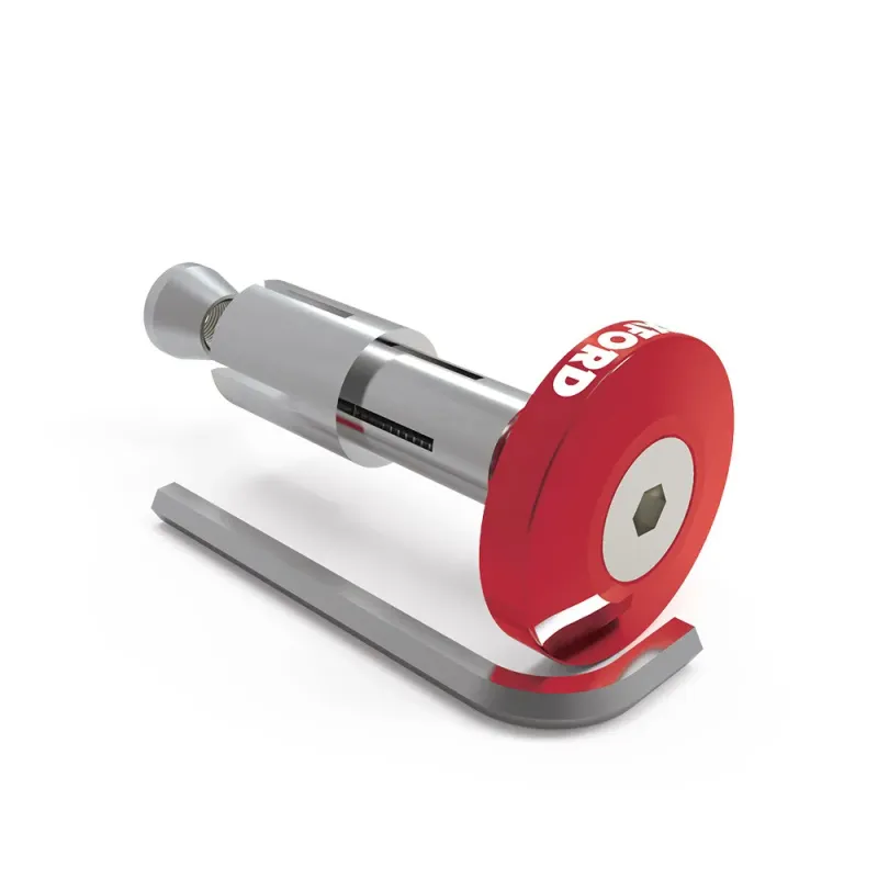 cafe 4 racer - BAR 2 Handlebar Ends - Red OXFORD - OXFORD Bar Ends 5030009145957
