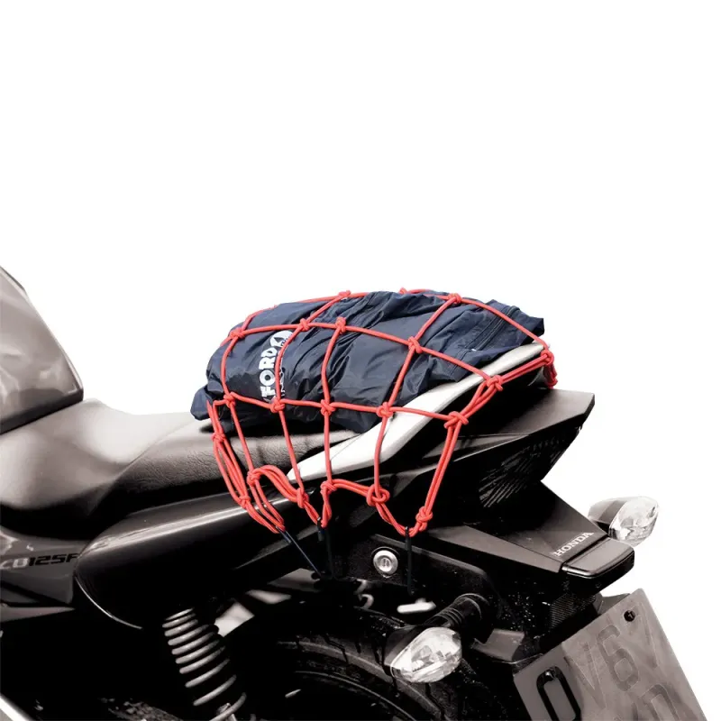 cafe 4 racer - Saddle net - Red OXFORD - OXFORD Transportation 5030009146640