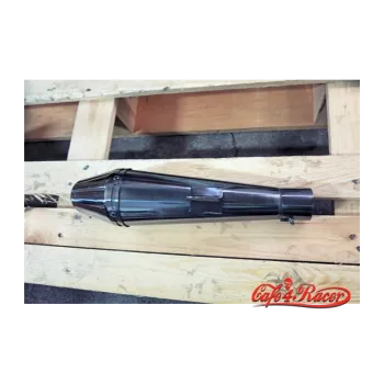 cafe 4 racer - BMW K100 style 66 black inox + collector4to1 - Cafe4Racer K100 exhaust parts 