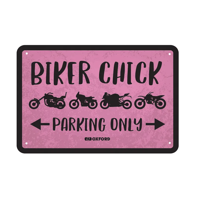 cafe 4 racer - Štítek garáže: BIKER CHICK OXFORD - OXFORD Dárky 5030009422706