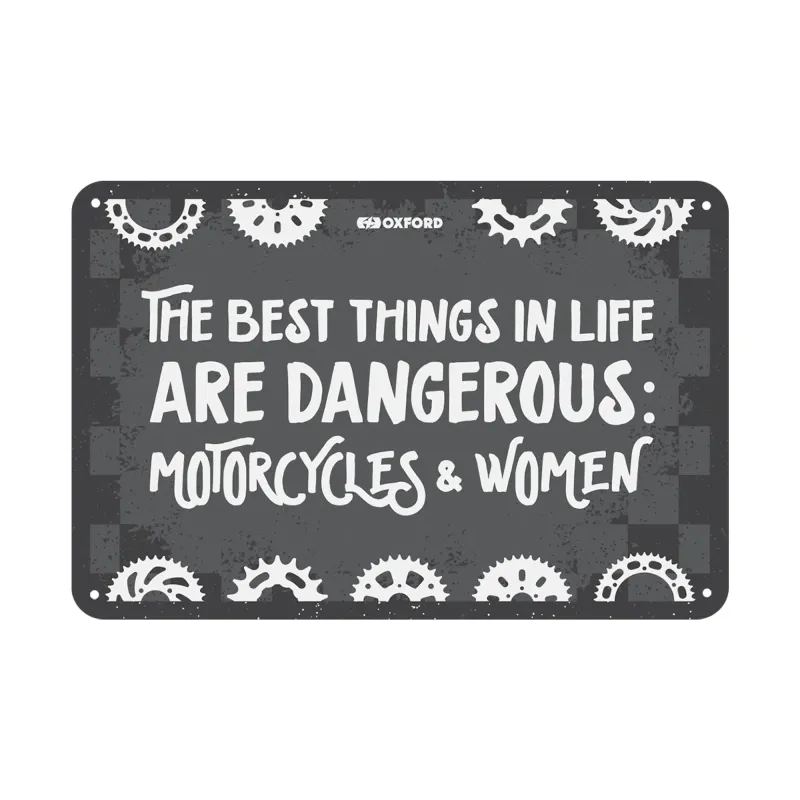 cafe 4 racer - Garage nameplate: THE BEST THING IN LIFE OXFORD - OXFORD Gifts 5030009422812