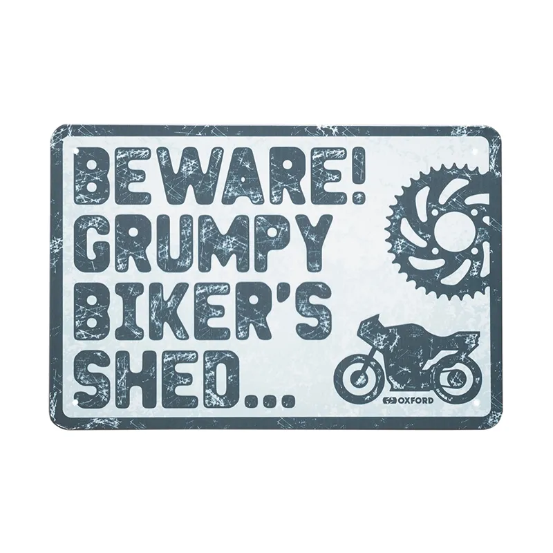 cafe 4 racer - Tabuľka s názvom garáže: BEWARE OXFORD - OXFORD Darčeky 5030009414893