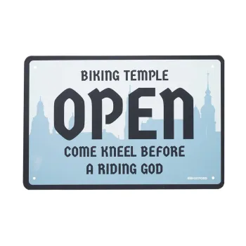 cafe 4 racer - Aluminium Parking Sign - HAPPY - BIKEIT Gifts 