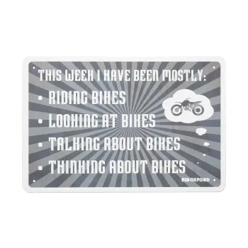 cafe 4 racer - Aluminium Parking Sign - HAPPY - BIKEIT Gifts 