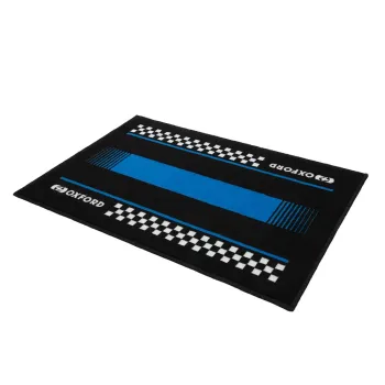 cafe 4 racer - BikeTek Series 4 MotoGP garage carpet 190 X 80cm blue - Moto GP Mats 5034862443205