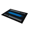 cafe 4 racer - Dielenský koberec Pitlane Suzi Blue 90 x 60cm OXFORD - OXFORD Koberce 5030009416033