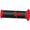 cafe 4 racer - Pair of RACE BLACK RED MOTOGP Handles - Moto GP 22mm & 7/8 inch 5034862352873