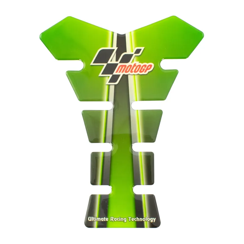 cafe 4 racer - Linear Green MotoGP Tank Protector - Moto GP Tank pads & Straps & Stickers 5034862339997