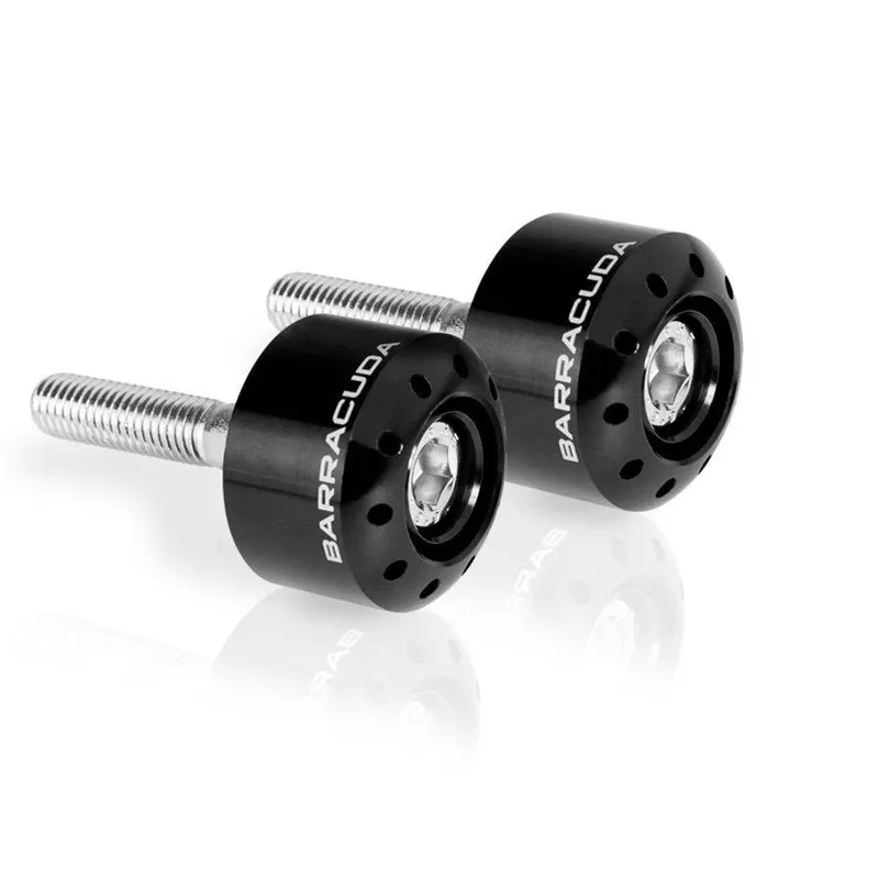 cafe 4 racer - Barracuda BAR ENDS SPECIFIC FOR BMW (pair) Black - BARRACUDA Accessories 753610852551