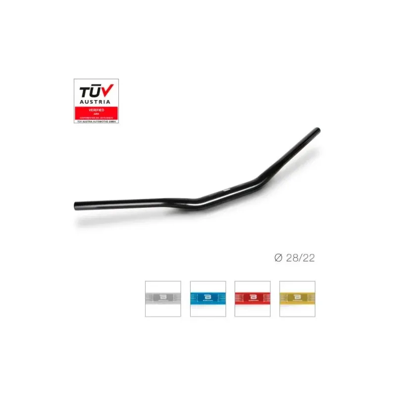 cafe 4 racer - Barracuda HANDLEBAR RACING 28/22 black - BARRACUDA Standard handlebars 753610855231
