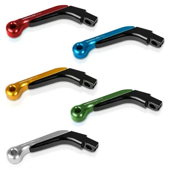 cafe 4 racer - Barracuda END LEVERS aluminum RED (pair) R9T - BARRACUDA Accessories 753610855439