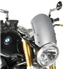 cafe 4 racer - Štít AEROSPORT hliníkový BMW R9T stříbrný - BARRACUDA Štít 663250970549