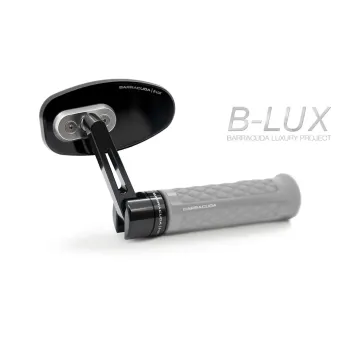 cafe 4 racer - Barracuda RING INSERT BAR END MIRROR silver pair - BARRACUDA Accessories 663250970990