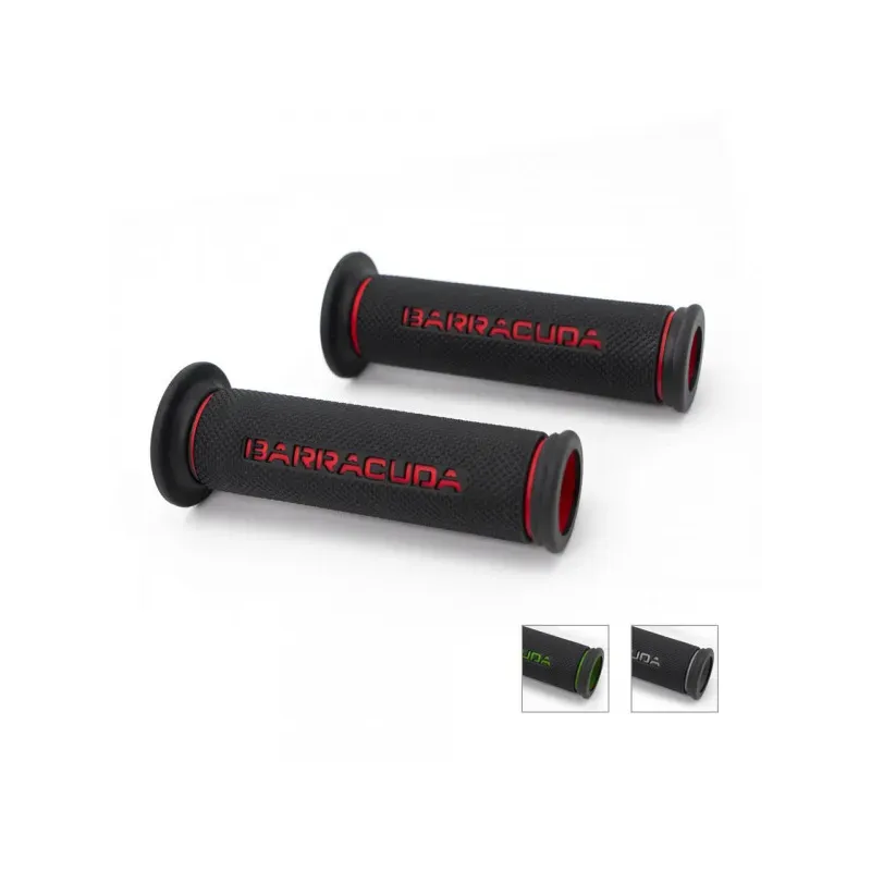 cafe 4 racer - BARRACUDA Basic GRIPS RACING červená - BARRACUDA 22 mm & 7/8 inch 663250972826