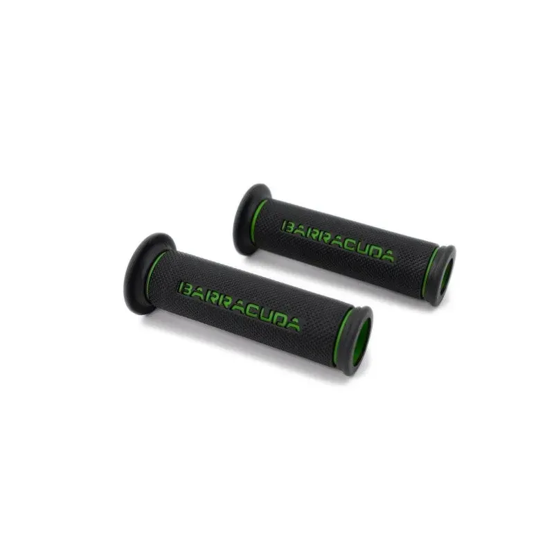 cafe 4 racer - BARRACUDA Basic GRIPS RACING green - BARRACUDA 22mm &  7/8 inch 663250972840