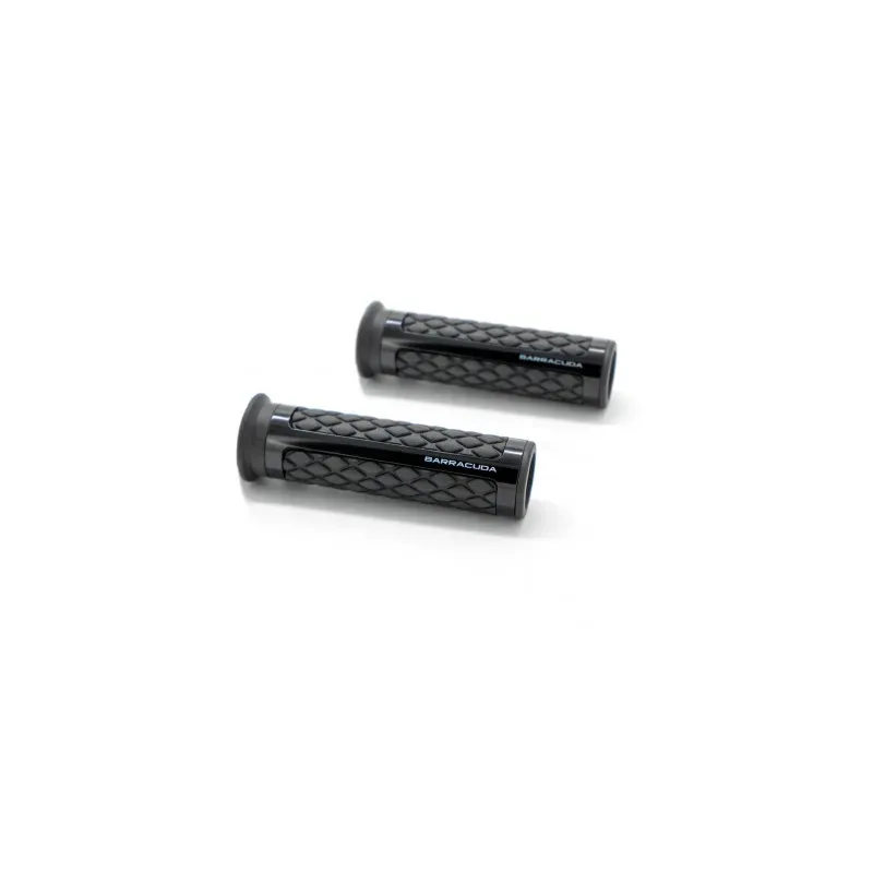 cafe 4 racer - BARRACUDA CLASSIC BLACK / BLACK LIPS (pár) - BARRACUDA 22 mm & 7/8 inch 753610861430