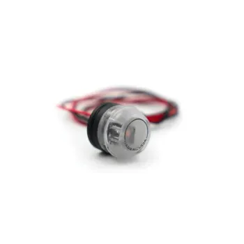 cafe 4 racer - Kellermann, BL 1000 LED turn signal. Clear. Black brass - Kellermann Bar end indicators 
