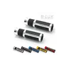 cafe 4 racer - BARRACUDA B-LUX RACING GRIPS silver - BARRACUDA 22mm &  7/8 inch 753610861355