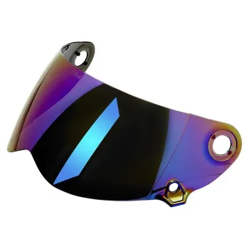 cafe 4 racer - Biltwell Bubble Shield BLUE - BILTWELL  Optics & Masks for Helmets  