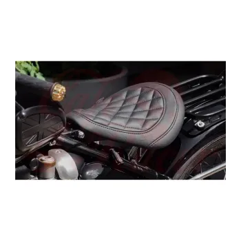 cafe 4 racer - Motone King Cobra Seat - Diamond Stitch - Triumph Bobber - Motone Triumph Bonneville 