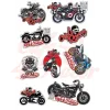 cafe 4 racer - CAFE4RACER bílá základna - Cafe4Racer Emblémy Nálepky Logá 