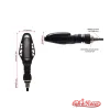 cafe 4 racer - Cobra Motorcycle Sequential LED 3in1 position and brake light with turn signal smoked pair - Cafe4Racer Running light LED turn signal 