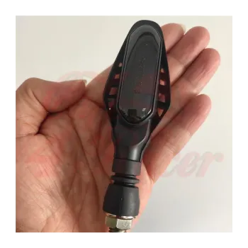cafe 4 racer - COBRA LED směrová světla 3v1 s polohovým a brzdovým světlem s kouřovými směrovými světly - Cafe4Racer Sekvenční plovoucí ukazatele směru LED 