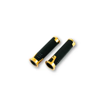 cafe 4 racer - LSL gumová rukojeť na řídítka ERGONIA, 7/8 palce 22 mm zlatá - LSL 22 mm & 7/8 inch 4054783346622
