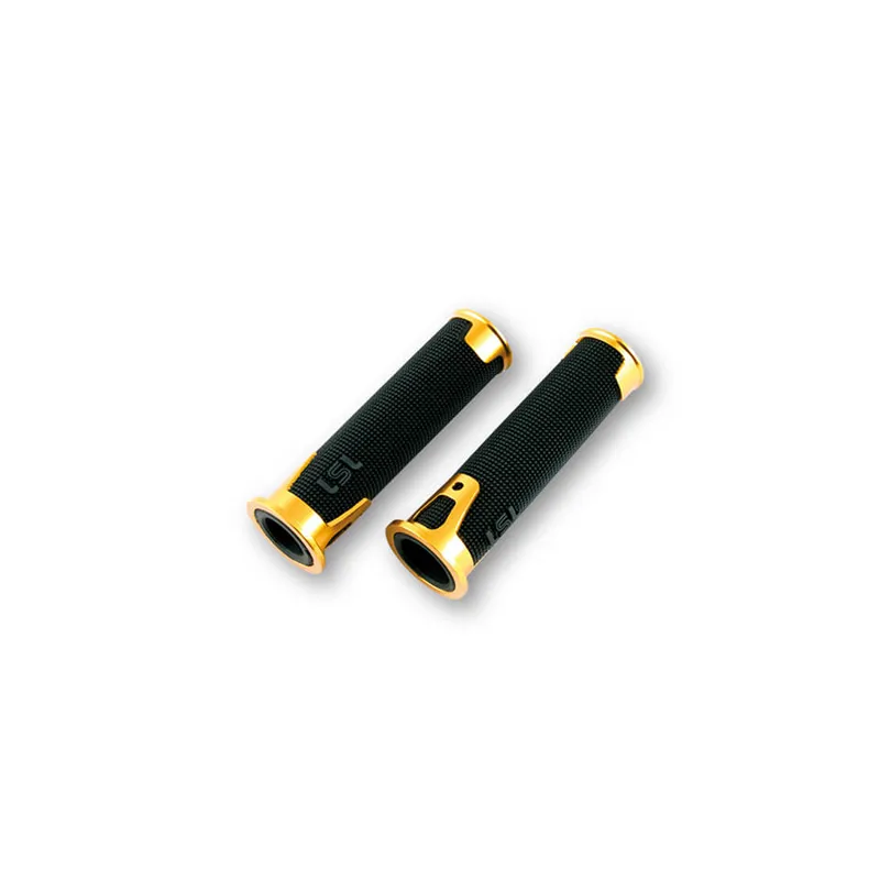 cafe 4 racer - LSL Handlebar grip rubber ERGONIA, 7/8 inch gold - LSL 22mm & 7/8 inch 4054783346622