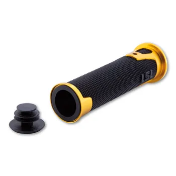 cafe 4 racer - LSL Handlebar grip rubber ERGONIA, 7/8 inch gold - LSL 22mm & 7/8 inch 4054783346622