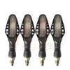 cafe 4 racer - Cobra Motorcycle Sequential 2in1 FRONT 3in1 REAR LED clean lens 4pcs - Cafe4Racer Running light LED turn signal 