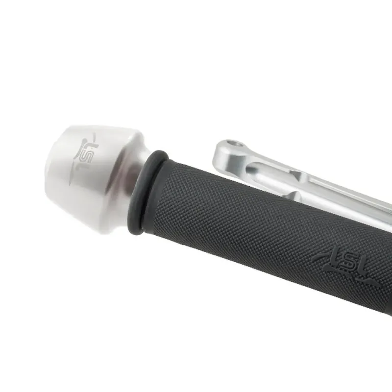 cafe 4 racer - LSL Bar end weight aluminium, cylindrical with logo, 90g, silver - LSL Bar Ends 4251342928972