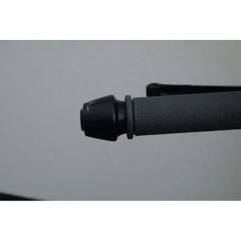 cafe 4 racer - LSL Bar end weight aluminium, cylindrical with logo, 90g, silver - LSL Bar Ends 4251342928972