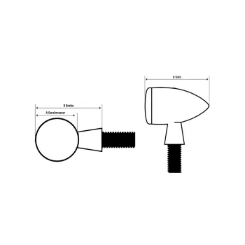 cafe 4 racer - Směrová/odbočovací světla LSL NOVA-PRO LED - LSL 2v1 a 3v1 4054783605309