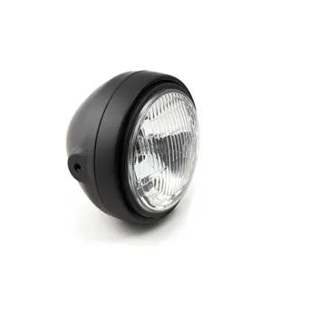 cafe 4 racer - LSL Scrambler Head Light, black/chrome - LSL Headlights side mount 4251342922918
