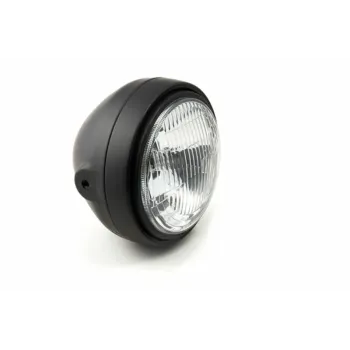 cafe 4 racer - LSL Scrambler Head Light, černá/chromová - LSL Přední světla s bočním uchycením 4251342922918