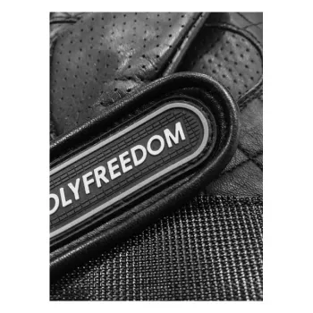 cafe 4 racer - Holy Freedom Bullit Grey 2021 gloves black/grey - HOLY FREEDOM Gloves 