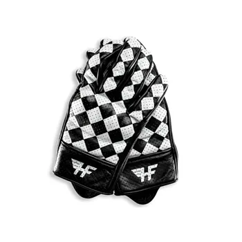 cafe 4 racer - Holy Freedom Bullit 2021 gloves black/white - HOLY FREEDOM Gloves 