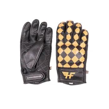 cafe 4 racer - By City Nova gloves black - By City Gloves 