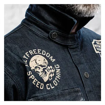 Holy Freedom Genoa Stampato bunda denim