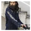 cafe 4 racer - Holy Freedom Genoa Stampato bunda denim - HOLY FREEDOM Bundy 
