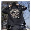 cafe 4 racer - Holy Freedom Genoa Stampato jacket denim - HOLY FREEDOM Jackets 