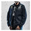 cafe 4 racer - Holy Freedom Genoa Stampato jacket denim - HOLY FREEDOM Jackets 