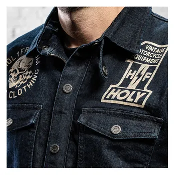 Holy Freedom Genoa Stampato bunda denim