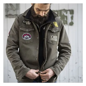 cafe 4 racer - Holy Freedom Lieutenant bunda vojenská zelená - HOLY FREEDOM Bundy 