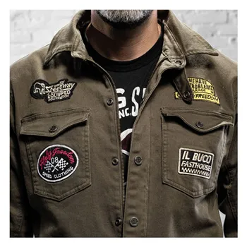 cafe 4 racer - Holy Freedom Lieutenant jacket military green - HOLY FREEDOM Jackets 