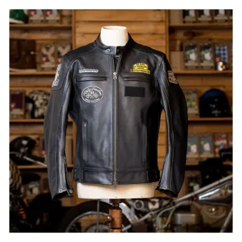 cafe 4 racer - King Kerosin Roadrunner jacket black - KING KEROSIN Jackets 