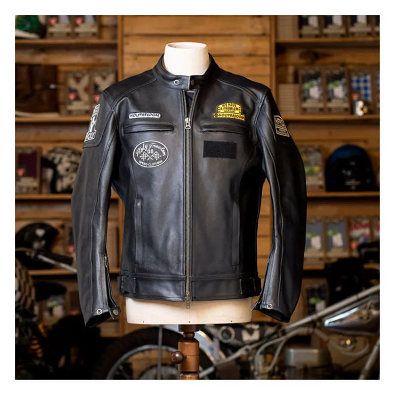 cafe 4 racer - Holy Freedom Level jacket black - HOLY FREEDOM Jackets 