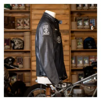 cafe 4 racer - Holy Freedom Level bunda čierna - HOLY FREEDOM Bundy 